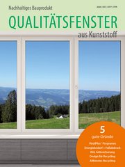 The GKFP sustainability brochure is included in the current bauelemente bau issue 6+7/2020.