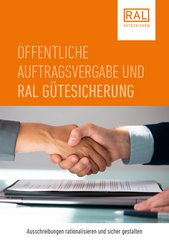 German title of the brochure: RAL Quality Assurance and awarding public contracts