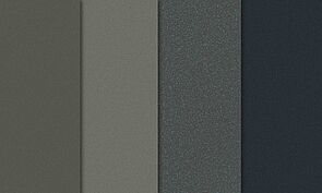 Täuschend echte Aluminium-Optik und -Haptik