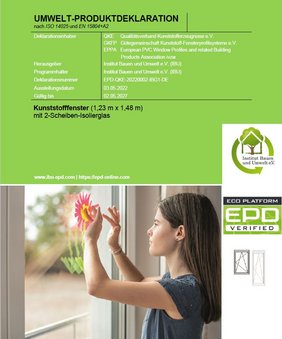 The updated EPD for double-glazed PVC windows is now available online.