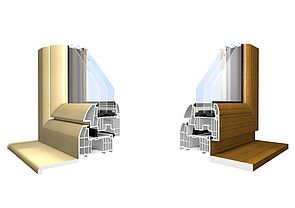 Kunststofffensterprofile. Bild: KLEIBERIT Kunststofffensterprofile. Bild: KLEIBERIT