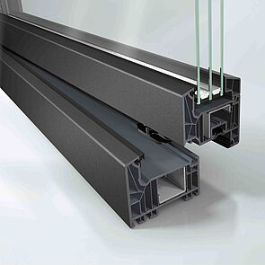 Für eine harmonische Optik: passend zur Oberfläche gibt es verschiedene Profilfarben