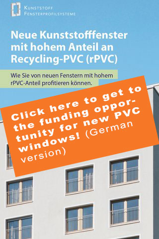 Click here to get to the funding opportunity dor new PVC windows! (German version)